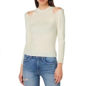 ASOS Yas Ribbed Shoulder Cut Out Sweater